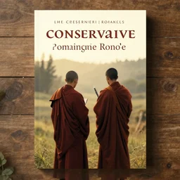 the cover art from a very conservative romance novel written by monks