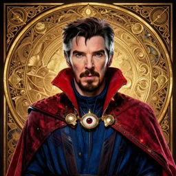 hdr photography an dr. strange with a third eye on his front. from avengers endgame ( 2 0 1 9 ), coherent portrait, intricate, elegant, highly detailed, digital photo, trending on artstation, hdr photo, smooth, sharp focus, illustration, art by artgerm and greg rutkowski and alphonse mucha