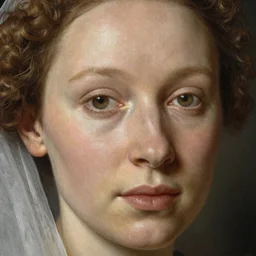 cinderella by kehinde wiley and rembrandt. photorealistic facial features, portrait, detailed face, ultra high details, large, close - up.