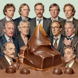toffee chocolate creation by beeple artgerm amanda sage bauhaus salvador dali bernie wrightson bruce pennington, bernardi, kinkade, peter elson, mcquarrie, lacoste, rhads, syd mead, masson, frank stella. hyper - realistic, surrealism,