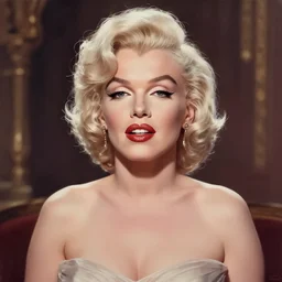 portait princess haifa wehbe as marilyn monroe, centred, very long hair, hd, unreal engine, art digital painting, amazing background theme