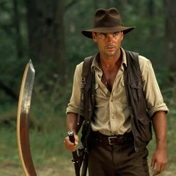 still from the Indiana Jones movie with Sawyer from Lost, award-winning cinematography, 4k