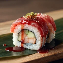 A disgusting sushi
