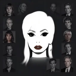 face icon stylized minimalist of ladygaga, loftis, cory behance hd by jesper ejsing, by makoto shinkai and lois van baarle, ilya kuvshinov, rossdraws, by zdzisław beksinski and norman rockwell and greg rutkowskiweta studio