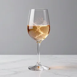 glass of wine with volumetric lightning projecting caustics on a white marble, 8 k, octane, unreal engine 5, 3 d, photorealistic, highly detailed, 3 d render, ray tracing