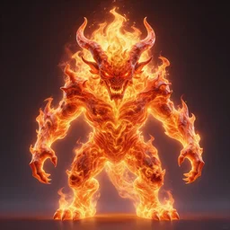 gigantic fire elemental, terrifying, scary face, stuning 3 d render, masterpiece, glowing aura, by donato giancola and greg rutkowski and wayne barlow and zdzisław beksinski, realistic face