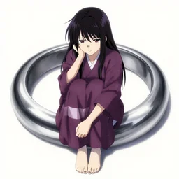 sadako from the ring, matte painting by artgerm, artstation