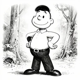 epic professional digital Calvin and Hobbes ink drawing drawn by charles schultz, best on artstation, breathtaking, epic, stunning, gorgeous, much detail, much wow, cgsociety, wlop, pixiv, behance, deviantart, masterpiece