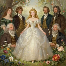 a beautiful digital illustration painting fairy princess among the flowers by benoit b. mandelbrot, steven belledin, martin johnson heade, lee madgwick, caspar david friedrich, and david rios ferreira. 8 k resolution trending on artstation concept art digital illustration