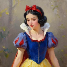 snow white, oil painting, sunlit, paint texture, digital painting, highly detailed, artstation, sharp focus, illustration, concept art, ruan jia, wlop