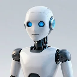 a portrait of a robot, digital art, detailed