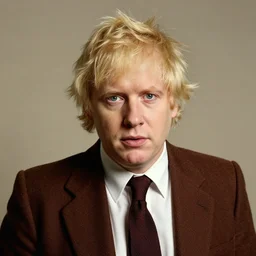 a portrait of a 1 9 6 0 s hippie looking like boris johnson