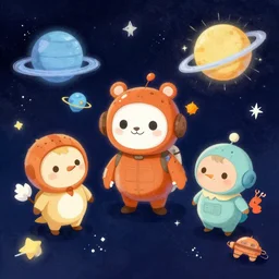 smeshariki in space