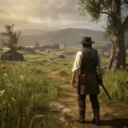 stumbling upon j. r. r. tolkien's middle - earth as a secret level in red dead redemption 2