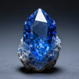 a blue cystal
