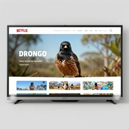 australian drongo netflix interface, show called drongo, television