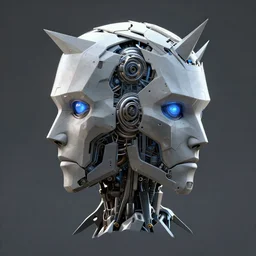 a fractal head by alex gray and android jones, concept art, sharp angles, robot, octane render, 8 k, unreal engine