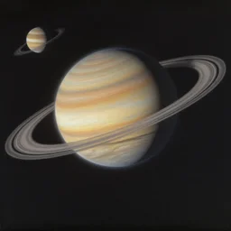 cubist artwork depicting the solar system