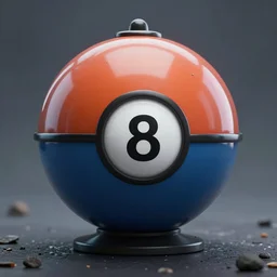if ai were a magic 8 ball, what would it see, a future bleak or a future with hope? highly realistic, hyper realistic, hdr, 8 k