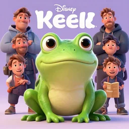 promotional art, very very very cute disney pixar kek the frog character, iconic film character, detailed fur, concept artwork, 3 d render official art, promotional art, by ilya kuvshinov katsuhiro villeneuve, jeremy lipkin and michael garmash and rob rey