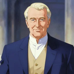 John Paul the second as an anime character