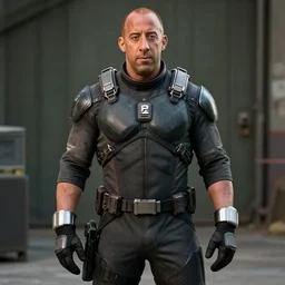 Vin Diesel donning an HEV Mk. V suit starring in Half-Life 2