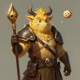 mr muffins portrait as a dnd character fantasy art.