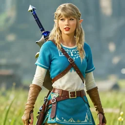 taylor swift in legend of zelda : breath of the wild