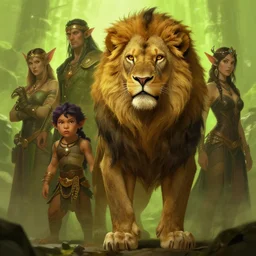 epic professional digital art of male lion troll druid, chartreuse ambient light, painted, heroic, mythic, detailed, intricate, leesha hannigan, wayne haag, reyna rochin, ignacio fernandez rios, best on artstation, cgsociety, epic, stunning, gorgeous, much wow, cinematic