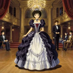 grand ball, 1 8 3 0, embley park ballroom, finely detailed perfect art, wilhelm gause hofball in wien gapmoe yandere grimdark, painted by greg rutkowski makoto shinkai takashi takeuchi studio ghibli