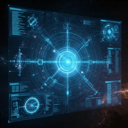 an ancient intergalactic hyperspace portal network, overview, hologram, stargate, octane render 8k