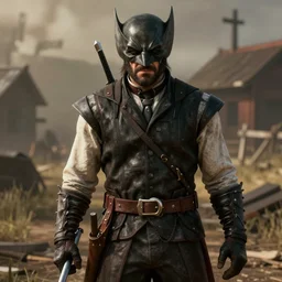 film still of wolverine in red dead redemption 2 ( 2 0 1 8 video game )