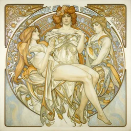 surreal hyperrealistic overdetailed maximalist fantastic painting by dejan jovanovic and alphonse mucha. clean polished. intricate linework. extremely ornated