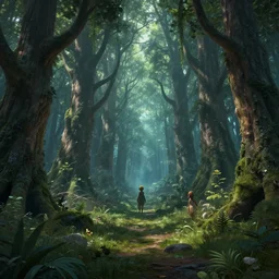8 k hd detailed octane render of an enchanted fae forest