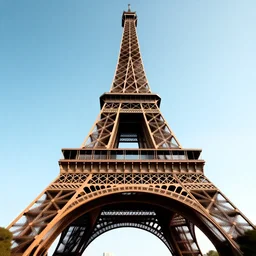 the eiffel tower in the style of antoni gaudi
