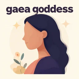 album art for char zulu,'gaea goddess ', 3 d shapes, vector art, by sachin teng, trending on artstation