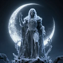 beautiful hyperrealistic hyperdetailed epic hdr 3 d render by octane of the mysterious intricate rime of the ancient mariner, samuel taylor coleridge, iron maiden under the crescent moon with rimlight by alejandro burdisio and george ines, dramatic lighting