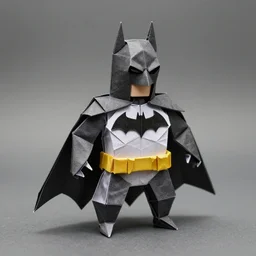 batman origami, highly detailed