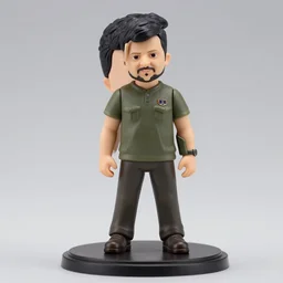 vladimir zelenskiy, an anime nendoroid of vladimir zelenskiy, figurine, detailed product photo