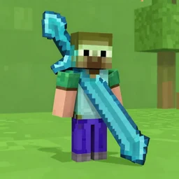 minecraft diamond sword alien 1 6 x texture pack diffusive emissive trending on artstation