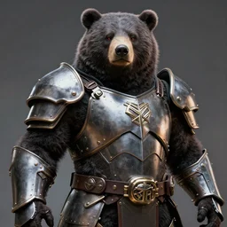 armoured bear warrior, artgerm, highly detailed, 8 k, hdr, close up, smooth, sharp focus, high resolution, award - winning photo