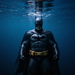 batman, dark knight, underwater photography and light scattering, water refractions turned out impressive imho,