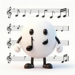 anthropomorphic musical notation
