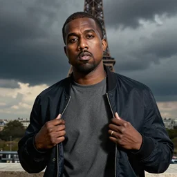 kanye west in paris