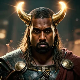 kanye west as zeus, god of thunder, greek god, in mortal kombat, gears of war, mythology, fantasy, detailed face, splash art, movie still, cinematic lighting, dramatic, octane render, long lens, shallow depth of field, bokeh, anamorphic lens flare, 8 k, hyper detailed, 3 5 mm film grain
