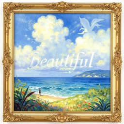 ( ( ( ( beautiful starring sky and sea with decorative frame design ) ) ) ) by mœbius!!!!!!!!!!!!!!!!!!!!!!!!!!!, overdetailed art, colorful, artistic cd jacket design