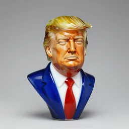 chihuly glass style donald trump vivid colors