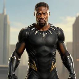 Josh Gad as the Black Panther in Black Panther