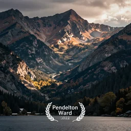 lakeside mountains, by pendleton ward