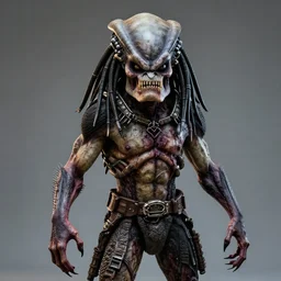a photorealistic portrait, predator zombie, professionally retouched, soft lighting, hyper realistic, wide angle, sharp focus, 8 k high definition, 6 4 megapixel, insanely detailed, horror, by raf grasseti